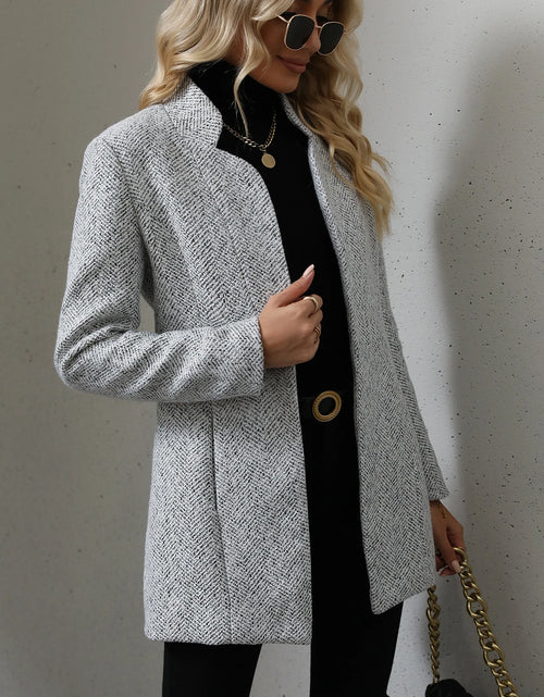 Load image into Gallery viewer, LUNE Open Front Overcoat Fall Winter Cloth for Women
