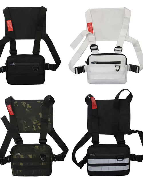 Load image into Gallery viewer, Multi-Function Chest Bags Men Women Oxford Cloth Vest Hip-Hop Street Belt Pouch
