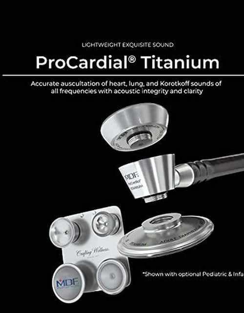 Load image into Gallery viewer, MDF Turquoise Rose Gold Procardial Cardiology Stethoscope, Lightweight Titanium, Adult, Dual Head, Free-Parts-For-Life, Turquoise Tube, Rose Gold Chestpiece-Headset, MDF797TTQRG
