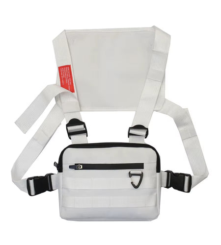 Multi-Function Chest Bags Men Women Oxford Cloth Vest Hip-Hop Street Belt Pouch