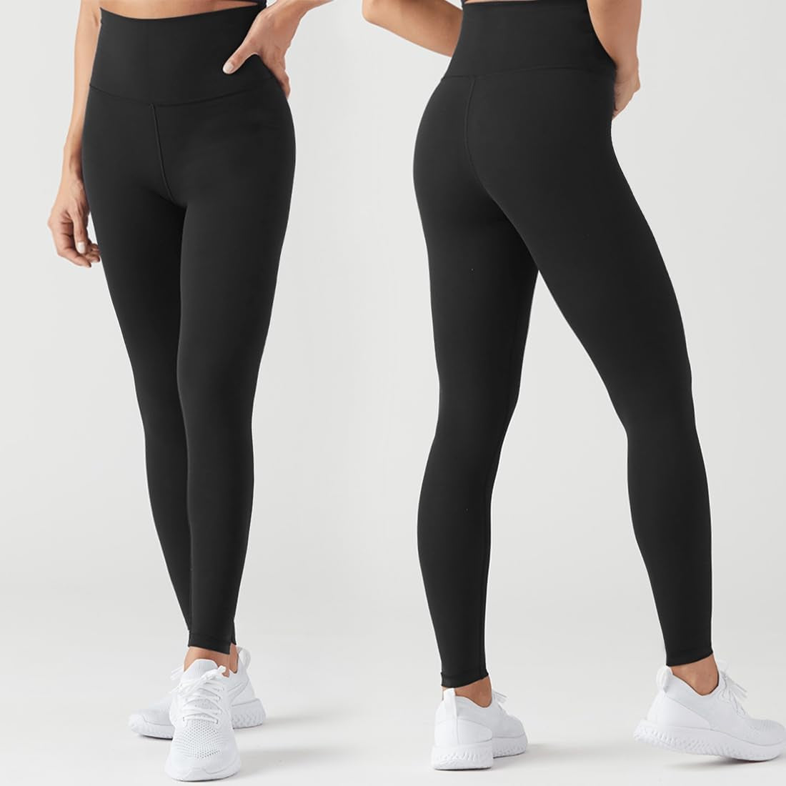 High Waisted Leggings for Women Buttery Soft Stretchy Tummy Control Workout Yoga Running Pants One&Plus Size