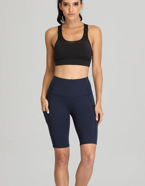 Load image into Gallery viewer, Women&#39;S Short Yoga Side Pockets High Waist Workout Running Shorts
