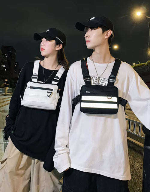 Load image into Gallery viewer, Multi-Function Chest Bags Men Women Oxford Cloth Vest Hip-Hop Street Belt Pouch
