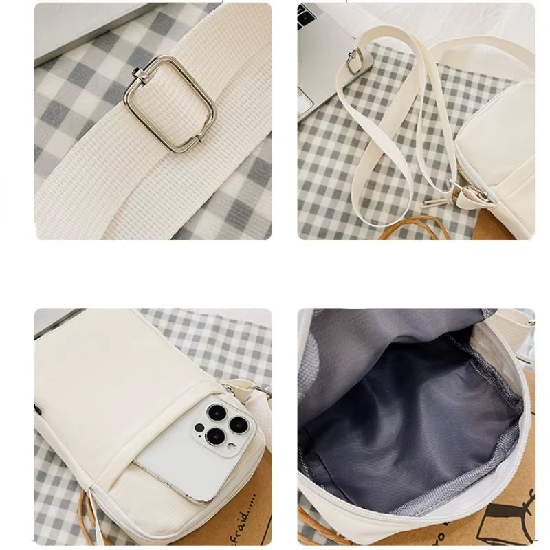 New Fashion Mobile Phone Bag Women'S Messenger Bag All-Match Mini Small Crossbody Bag Hanging Neck Coin Purse Vertical Handbag