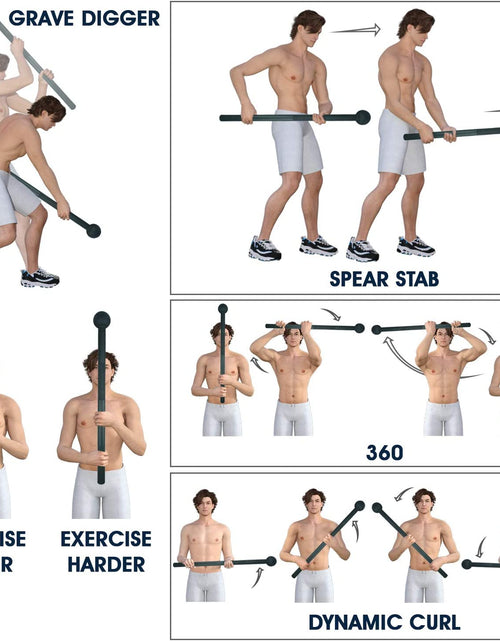 Load image into Gallery viewer, Steel Mace Bell for Strength Training - Support Full Body, Muscles, Shoulder, Grips &amp; Forearms Workouts to Rehabilitation, Stretching 5, 7, 10, 15, 20, 25, 30Lb for Woman &amp; Man
