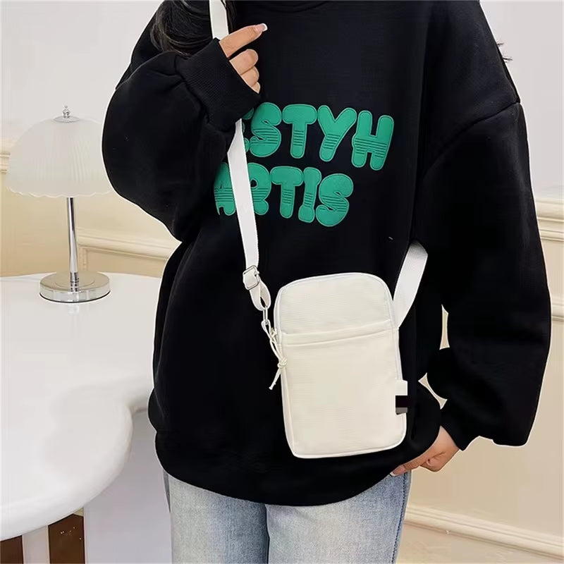 New Fashion Mobile Phone Bag Women'S Messenger Bag All-Match Mini Small Crossbody Bag Hanging Neck Coin Purse Vertical Handbag